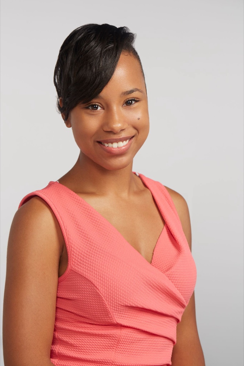 Jada Nicole Howard — headshot in coral